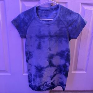 blue nile / white short sleeve swiftly tech